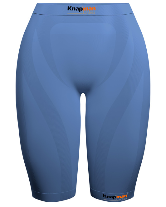 Knap'man Women's Compression Shorts Light Blue - 45% Compression
