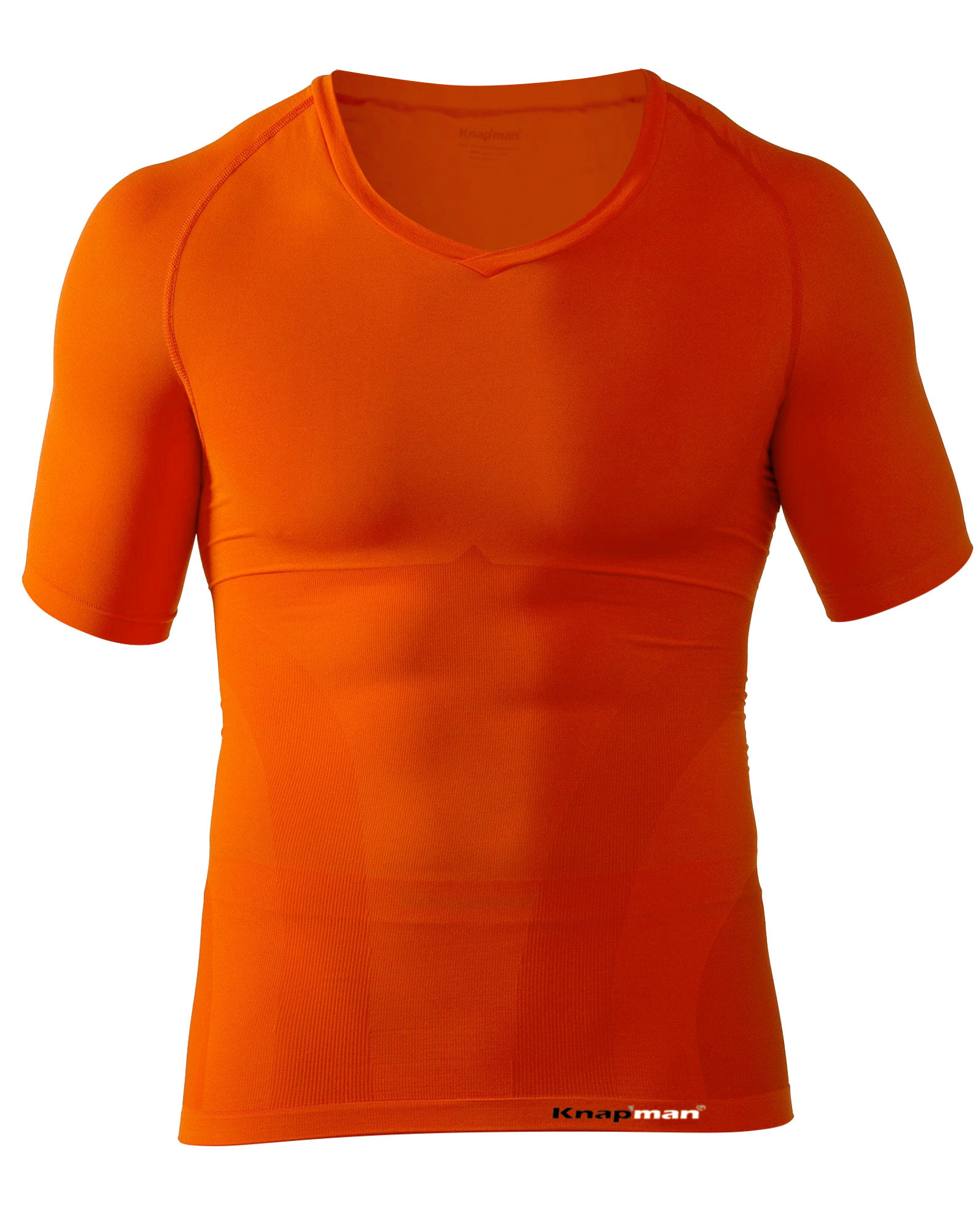 Knap'man Compression Shirt UltraThin V-Neck Orange