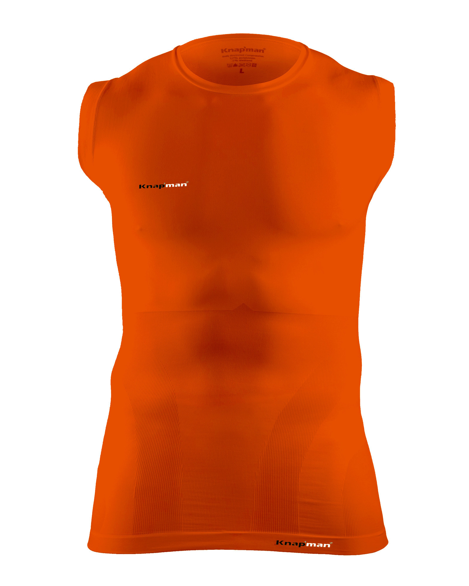 Sleeveless Compression Shirt BREEZE Orange