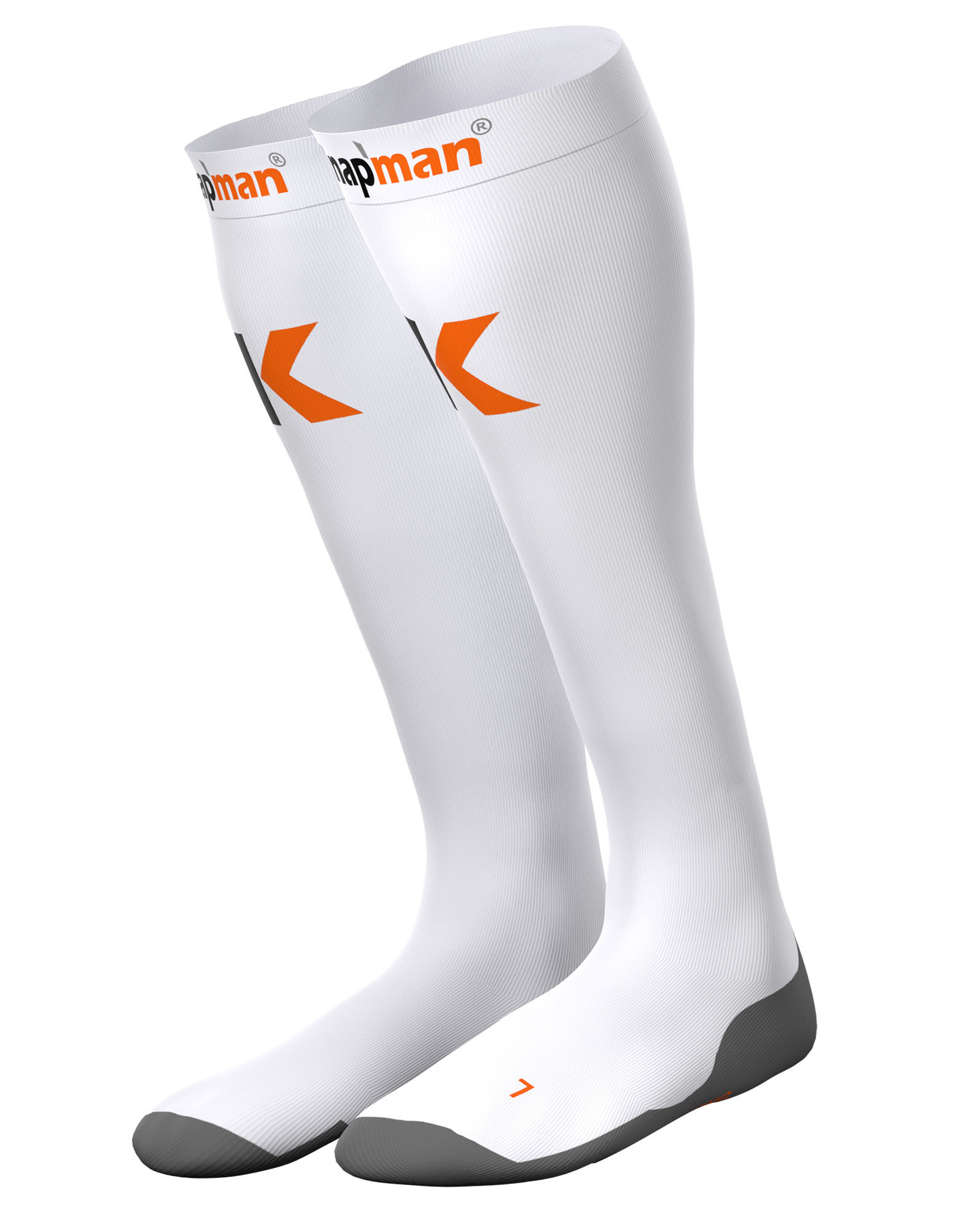 Knap'man Compression Socks White