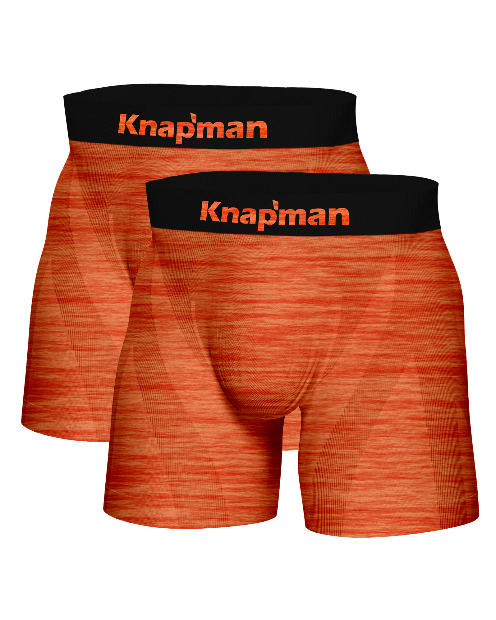 Knapman Ultimate Comfort Boxershort 3.0 Orange Melange | Twopack