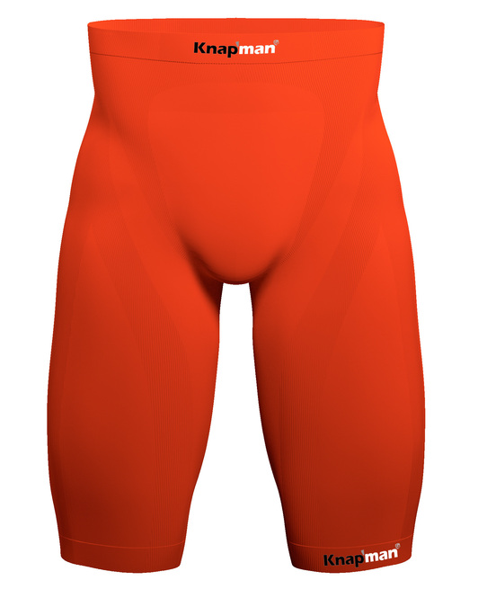 Knap'man Compression Shorts Orange - 25%